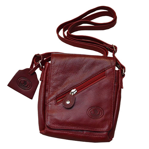 Handbag, Henk Berg, Solid Leather, Small, 17x17cm - Kent Saddlery