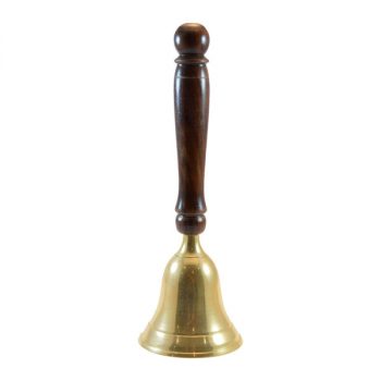 Hand Bell with Wooden Handle