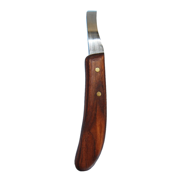 Hoof Knife, Halls, Farrier's, Curved Blade, Right