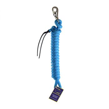 Yachting Rope Lead, Suityaself with Removable Clip, on horse - Blue