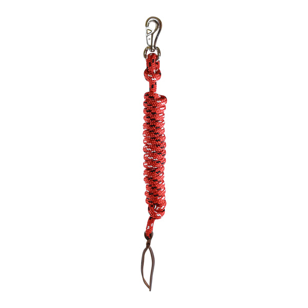 Ezy Hold Lead, Polyester, with loop and bull clip, 7' - Red, White and Blue