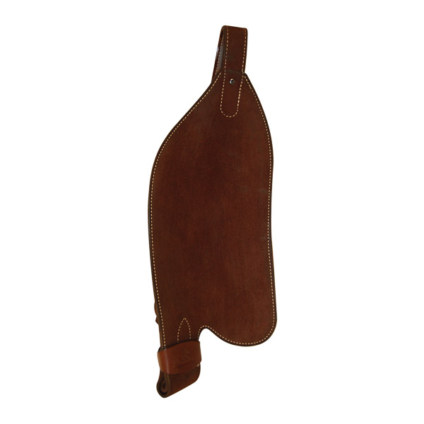 Fenders, Solid Leather, for Over The Tree, with 2" leather straps and blevin buckles, front