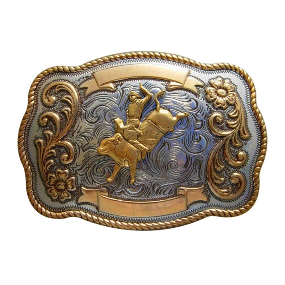 Trophy Buckle, 10cm x 8cm, Bull Rider at Kent Saddlery from $60.00