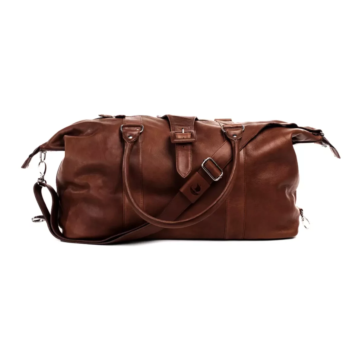 Handbag, Henk Berg, Theo, Leather, Large, 63x34cm, Brown 1