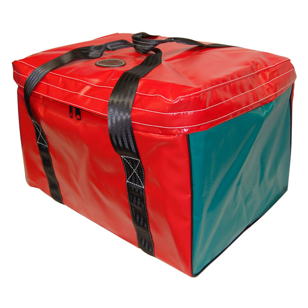 Vinyl Square Gear Bag with Top Flap
