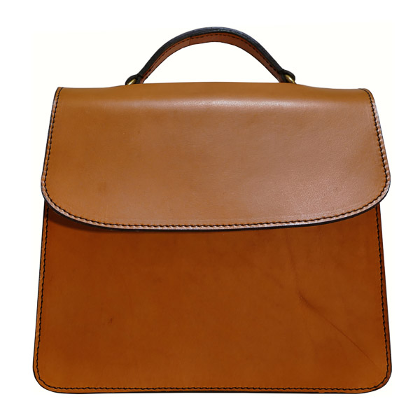 Handbag, Heritage, Satchel - Russet