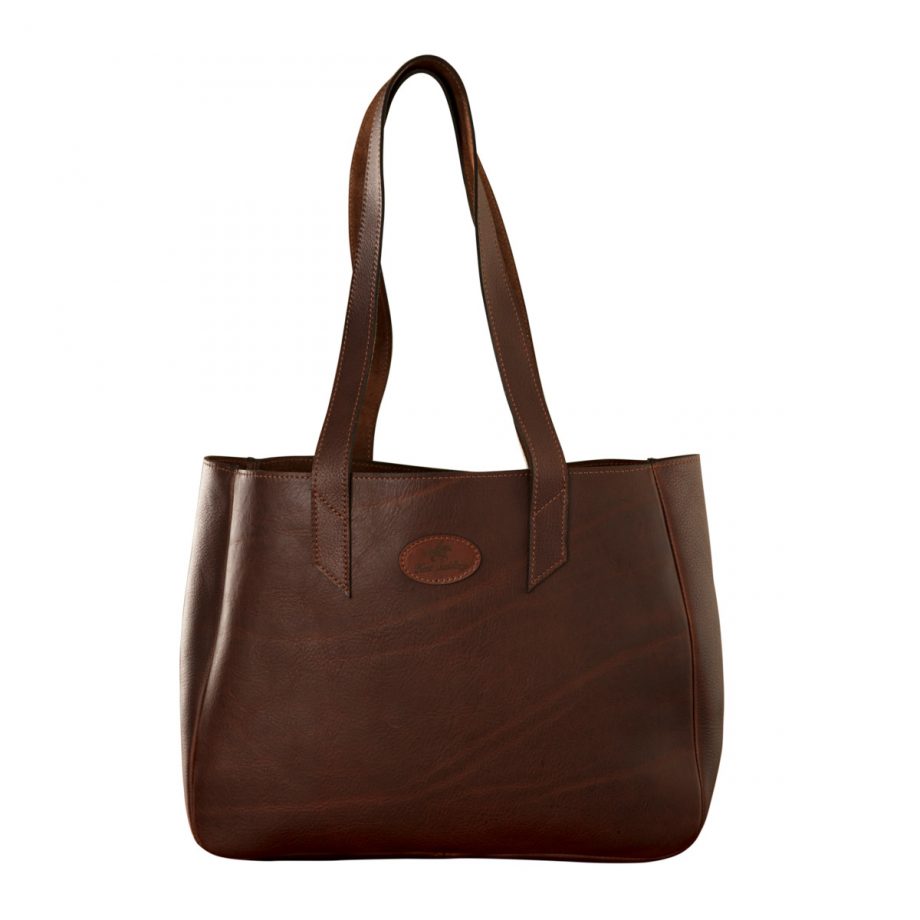 Bag, Heritage, Tote, Open, Leather 2