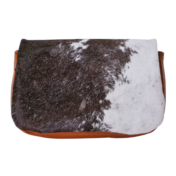 Purse, Heritage, Clutch, Hair-On, Kangaroo leather - Black and White fur