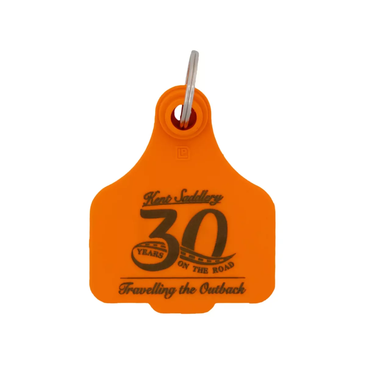 Key Ring, KS Ear Tag, Orange, 30 year logo 1