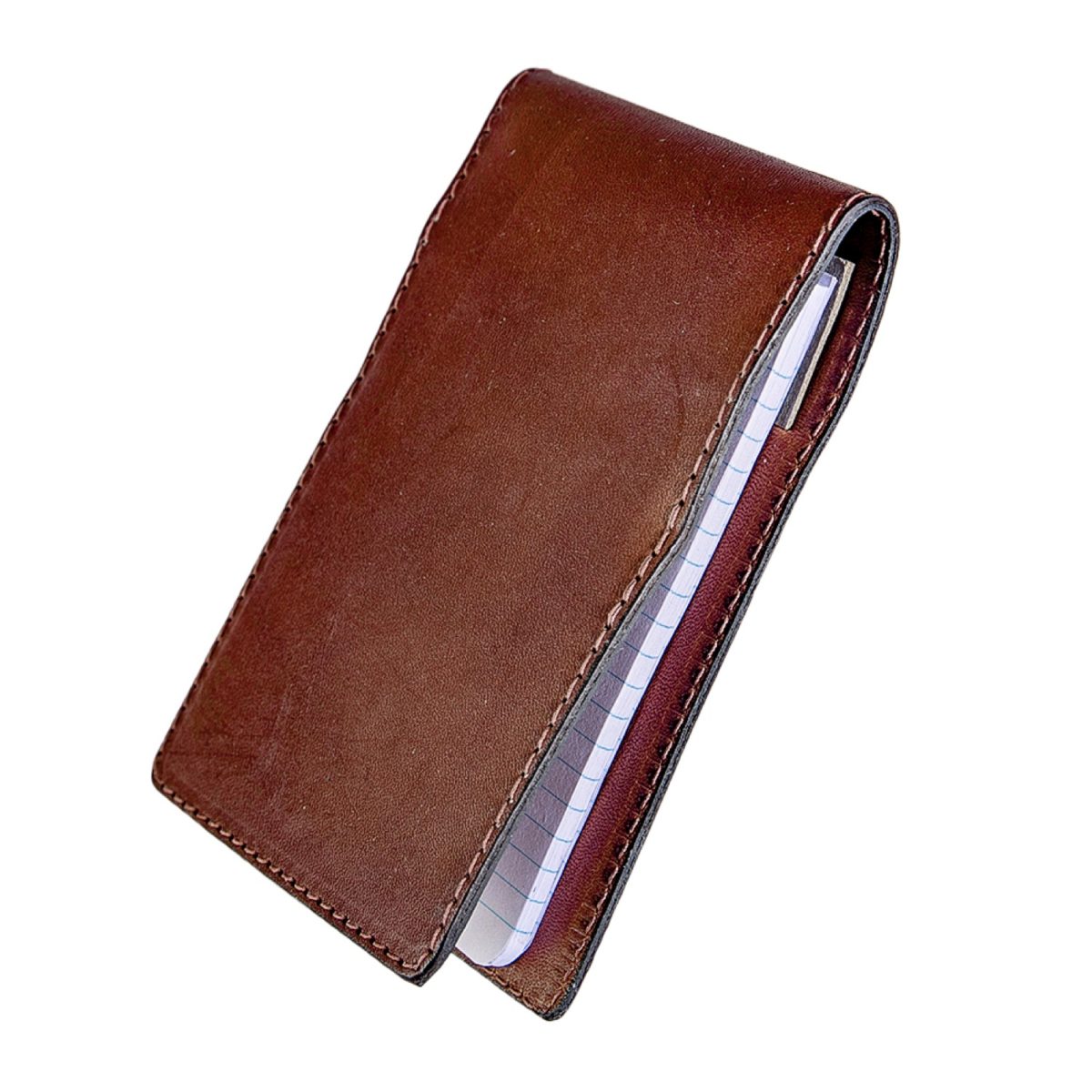 Flip Book Cover, Solid Leather, with Spirax Flip book at Kent Saddlery ...