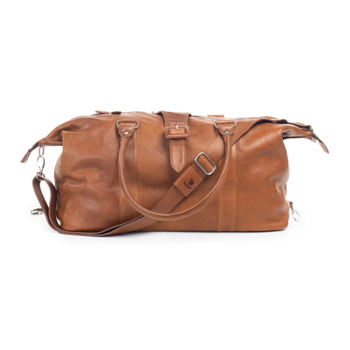 Handbag, Henk Berg, Leather, Theo, 63 x 34 cm, Vintage Tan 1